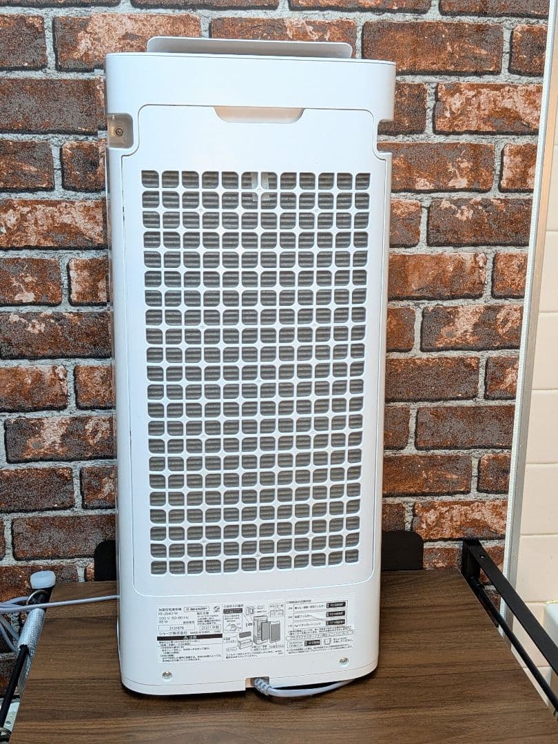 SHARP加湿空気清浄機プラズマクラスター25000搭載KI-JS40-W 美品