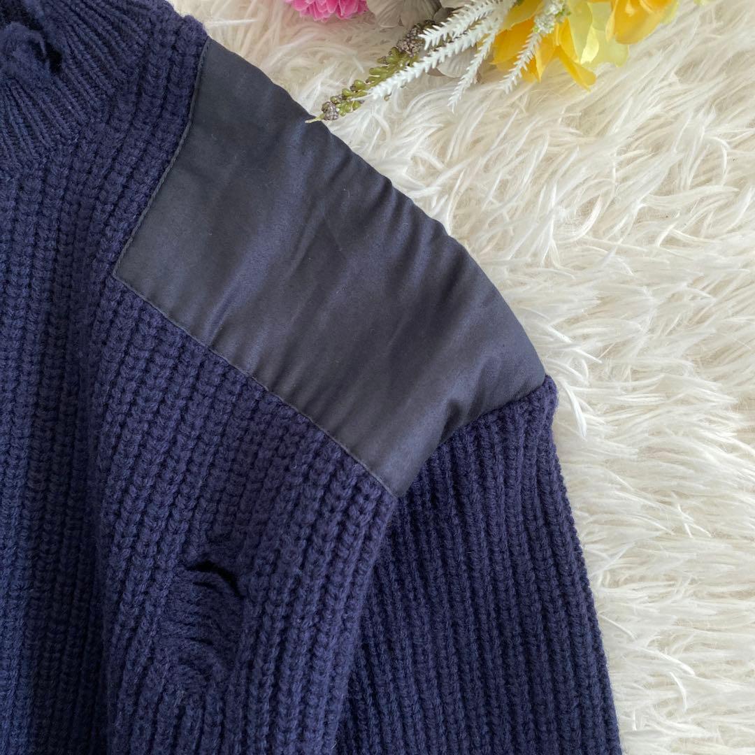 ぽんずRHODOLIRION ロドリリオン　ダメージニット　ツイルニット