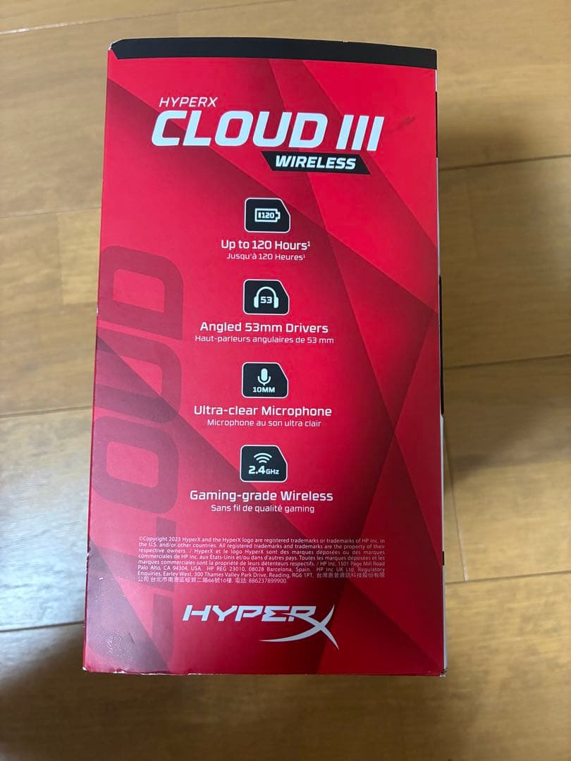 Hyperx Cloud III Wirelessゲーミングへ ッドセット未開封