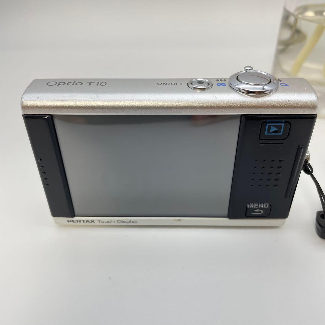 動作確認済✨PENTAX Optio T10✨スマホ転送OK ツートンカラー♪