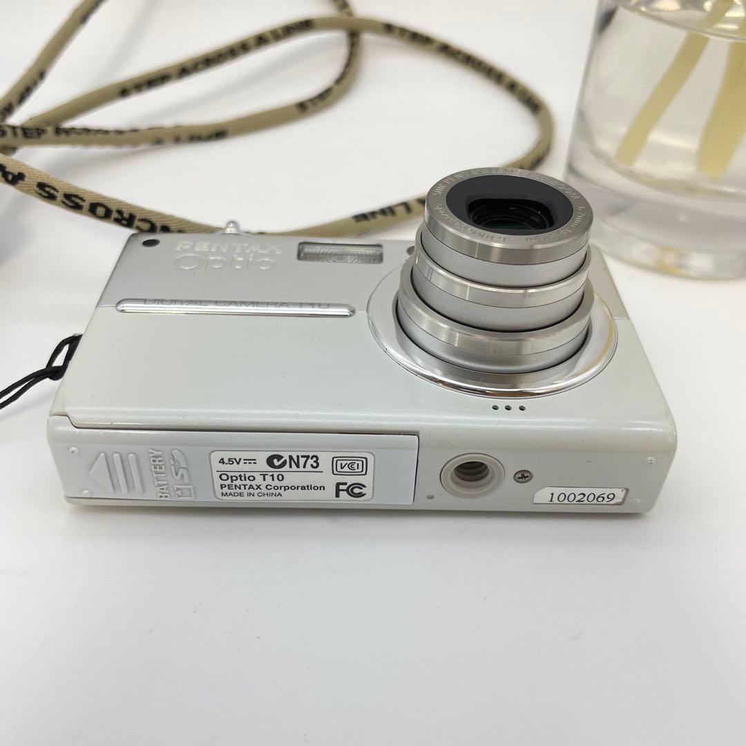 動作確認済✨PENTAX Optio T10✨スマホ転送OK ツートンカラー♪