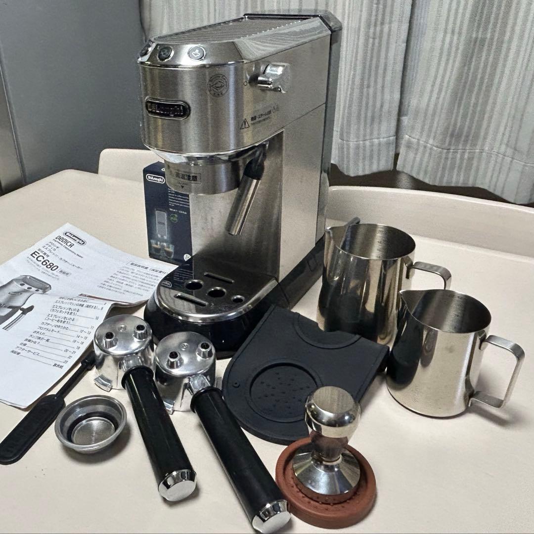 デロンギ　EC680M エスプレッソ、 カプチーノメーカー　1L　【セット】