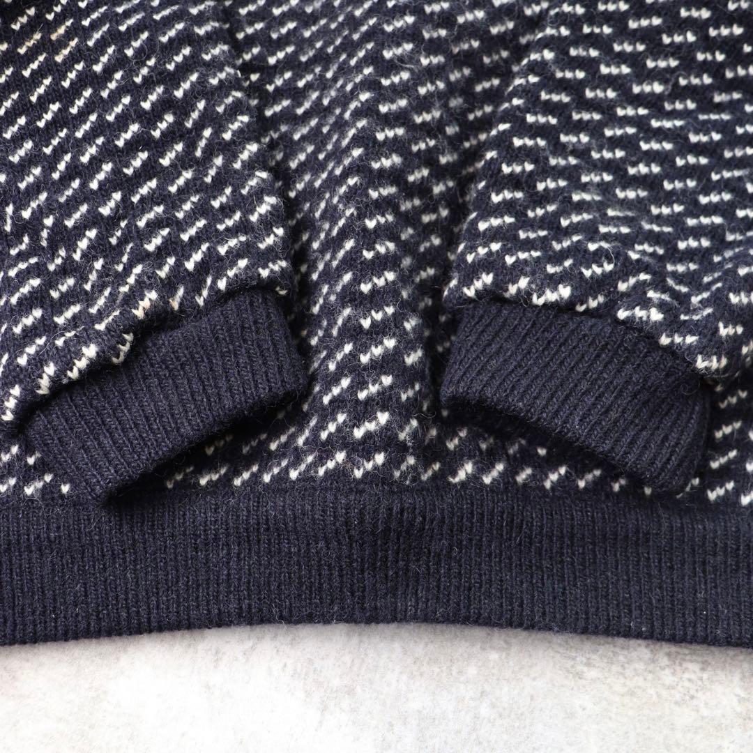 80s L.L. Bean エルエルビーン バーズアイ ニット ヴィンテージ L