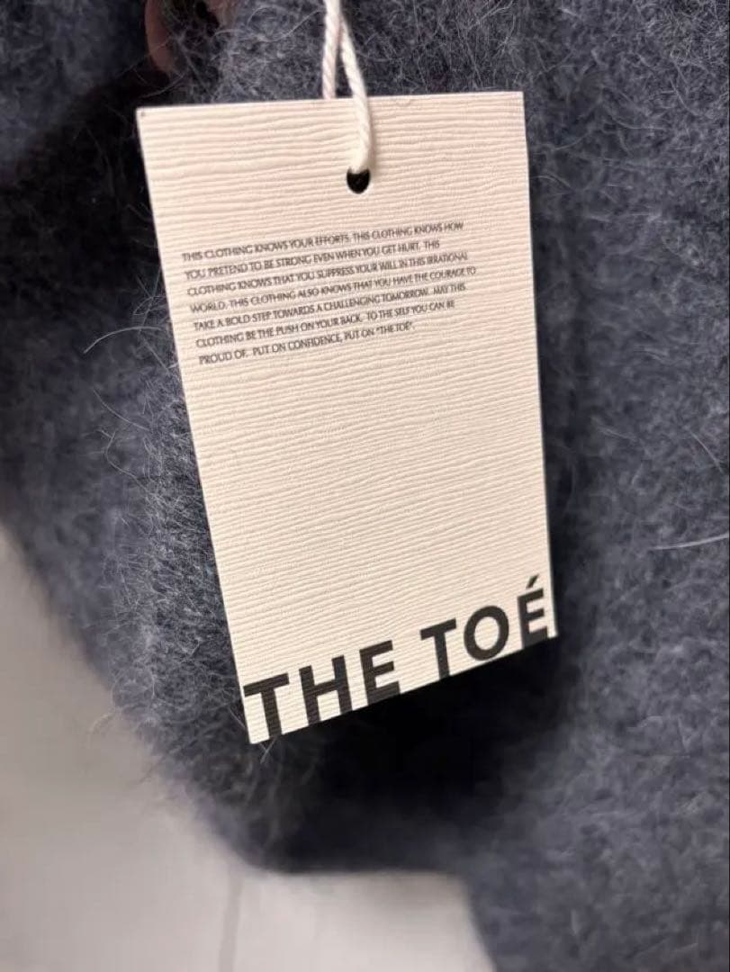 THE TOE グレー Richmond Angora Sweater