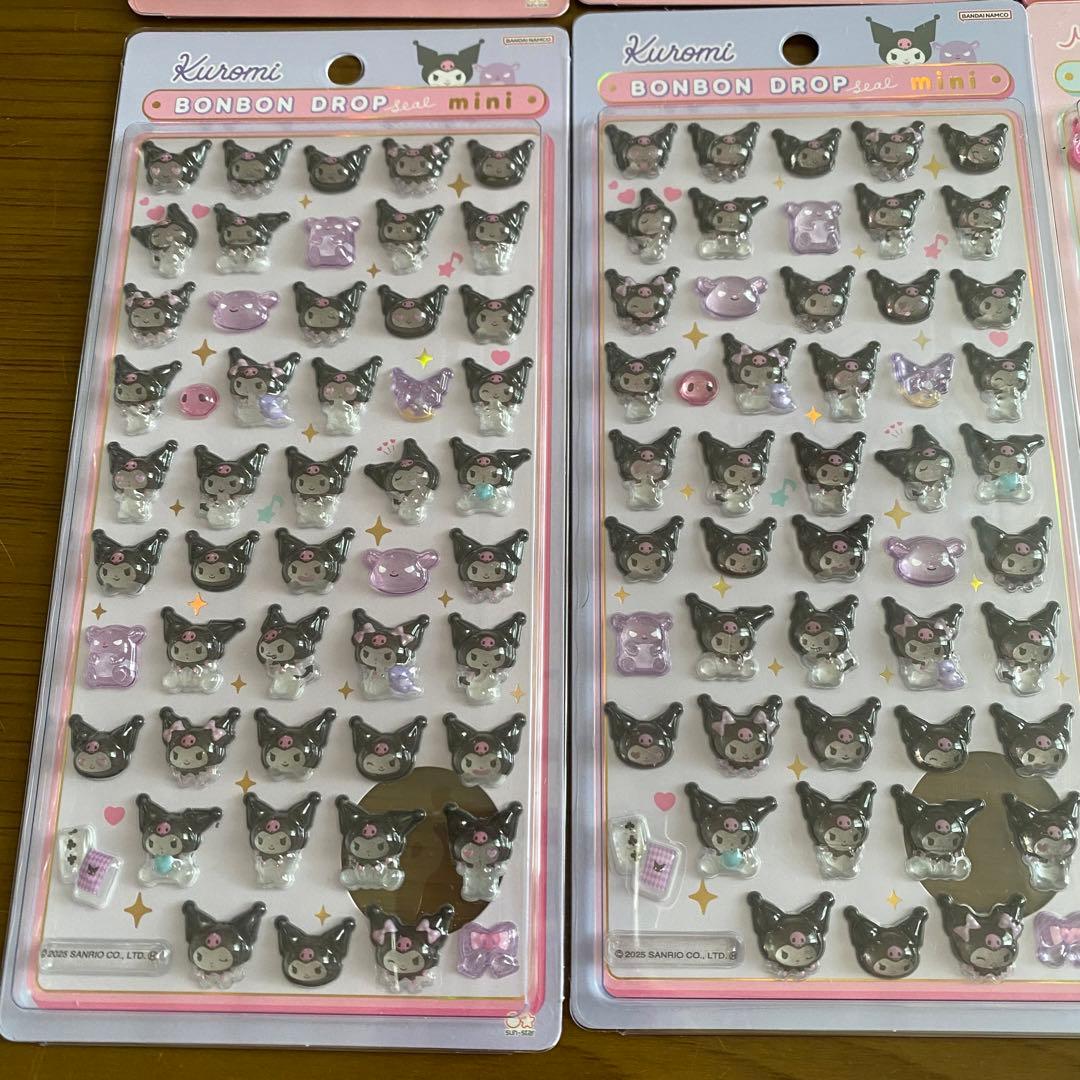 【正規品】ボンボンドロップシール サンリオmini 4種類　8個セット