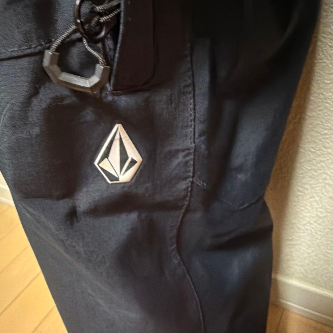 VOLCOM ゴアテックス ビブパンツ US-S ブラック スノーボードウェア