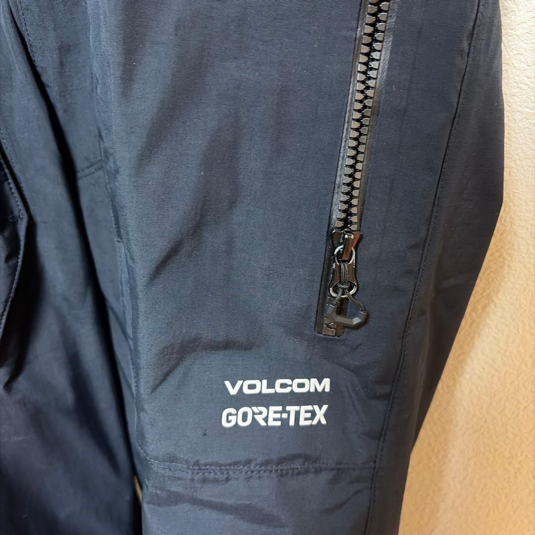 VOLCOM ゴアテックス ビブパンツ US-S ブラック スノーボードウェア