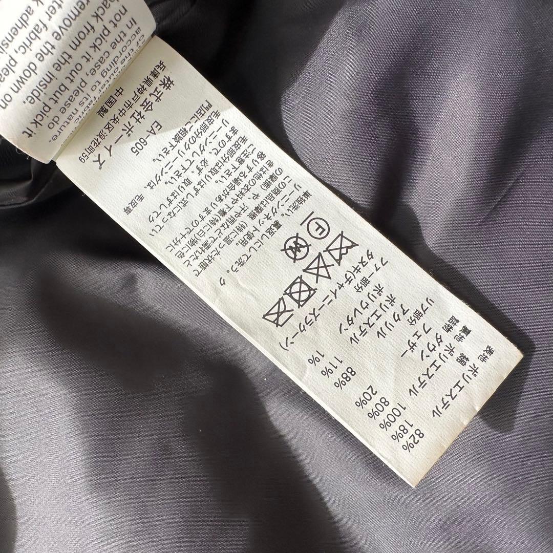 ダントン DANTON ダウンジャケット ファー フード ブラック S