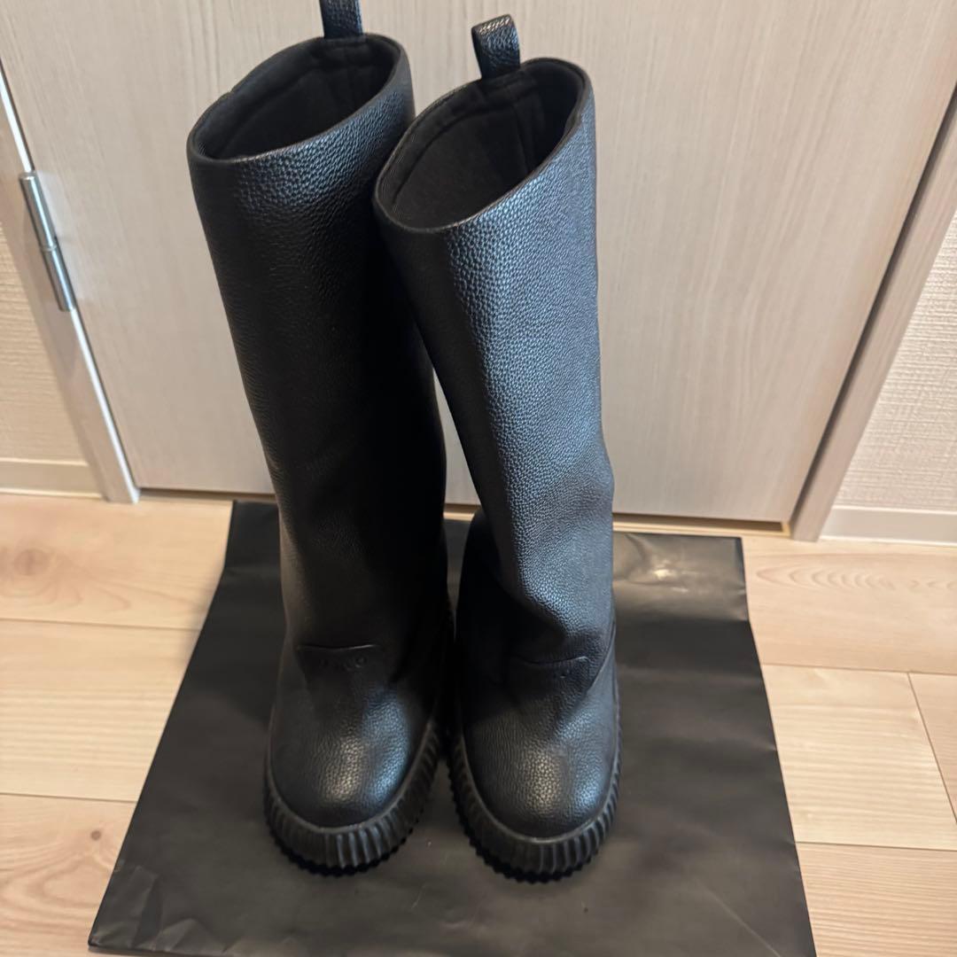 YELLO ブラック ロングブーツ　S