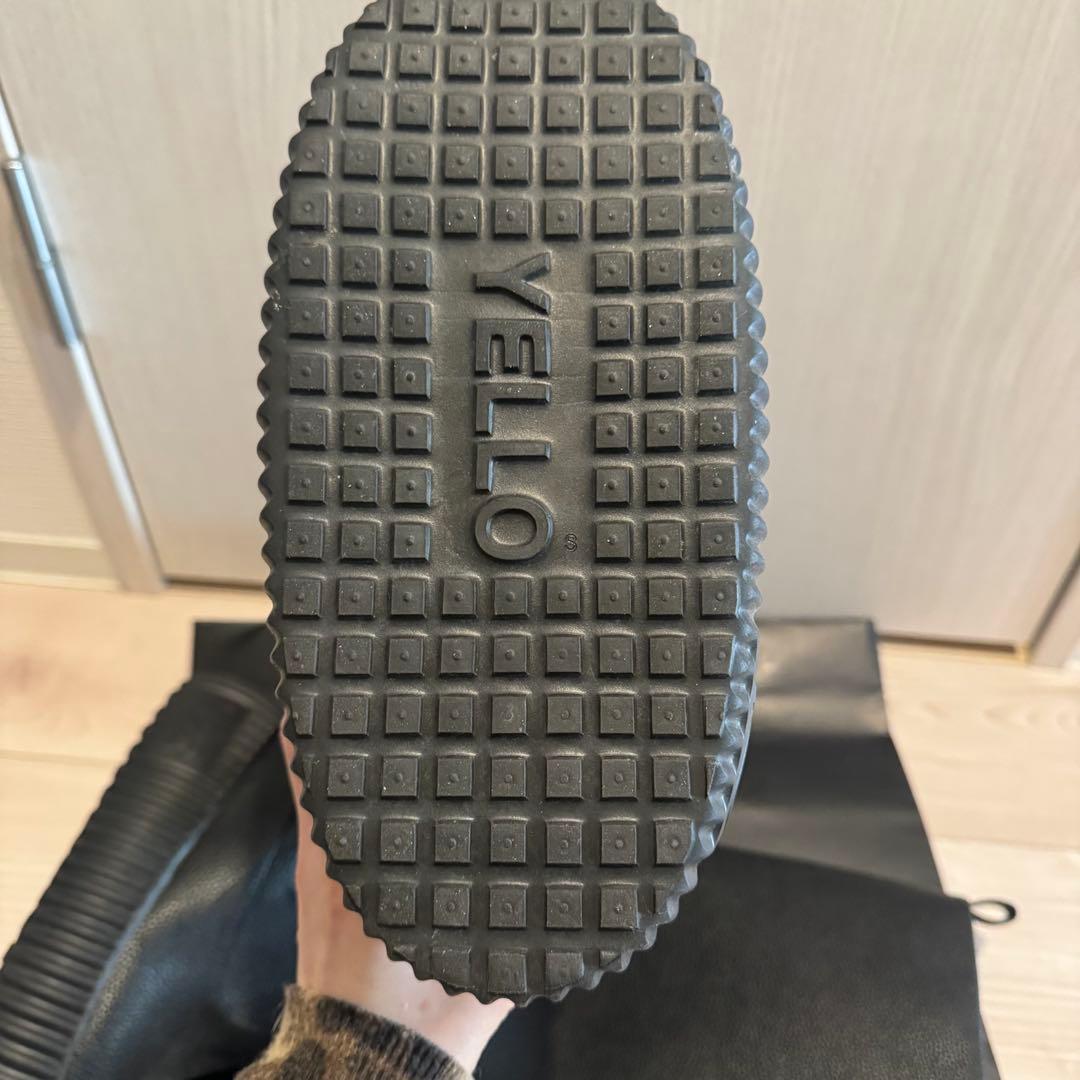 YELLO ブラック ロングブーツ　S