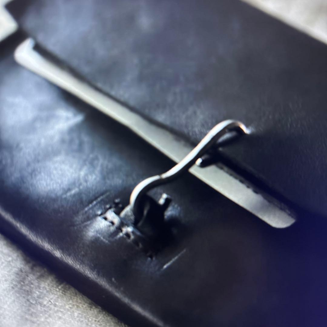 アレクサンダーマナミ　 ブラック革財布 ALEKSANDR MANAMIS