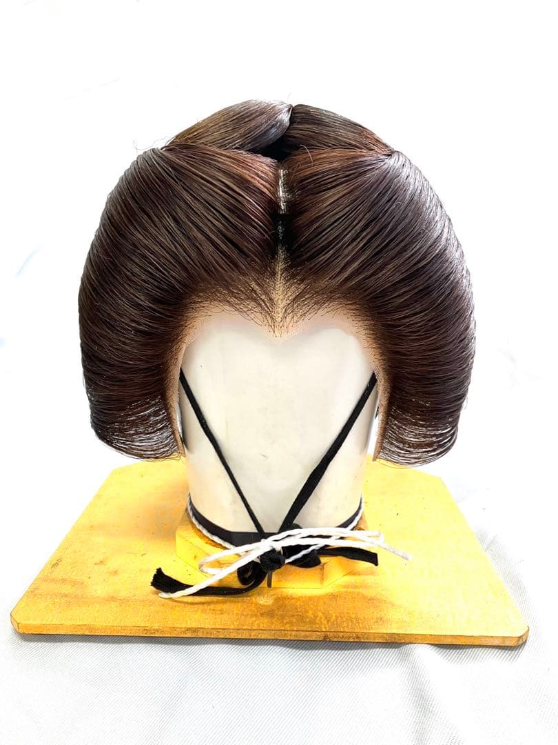 今西、Ｍサイズ、中古舞踊かつら、日本髪かつら、大衆演劇かつら、ケース付き