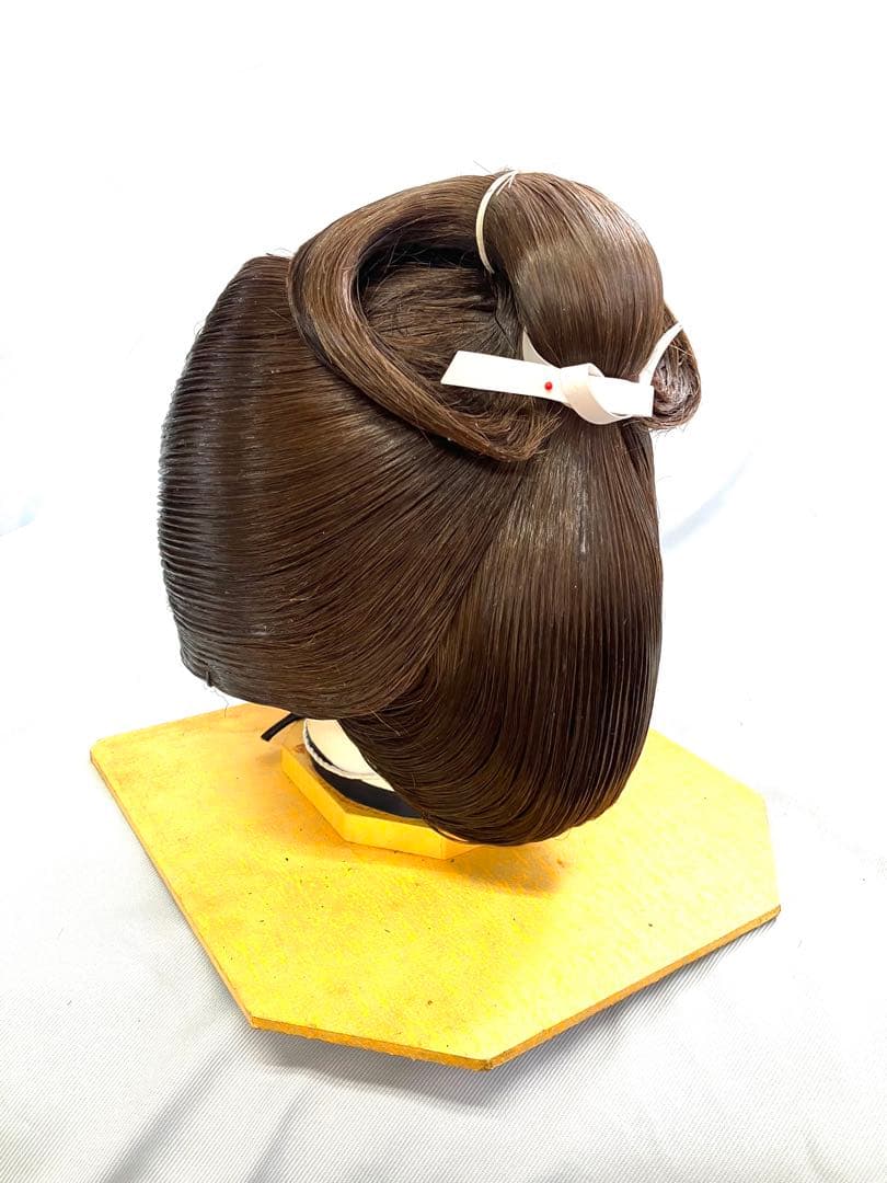 今西、Ｍサイズ、中古舞踊かつら、日本髪かつら、大衆演劇かつら、ケース付き