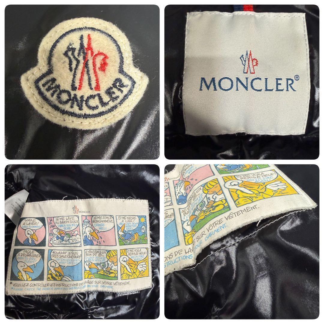美品 MONCLER TRIANON トリアノン 刺繍ワッペン ダウンジャケット