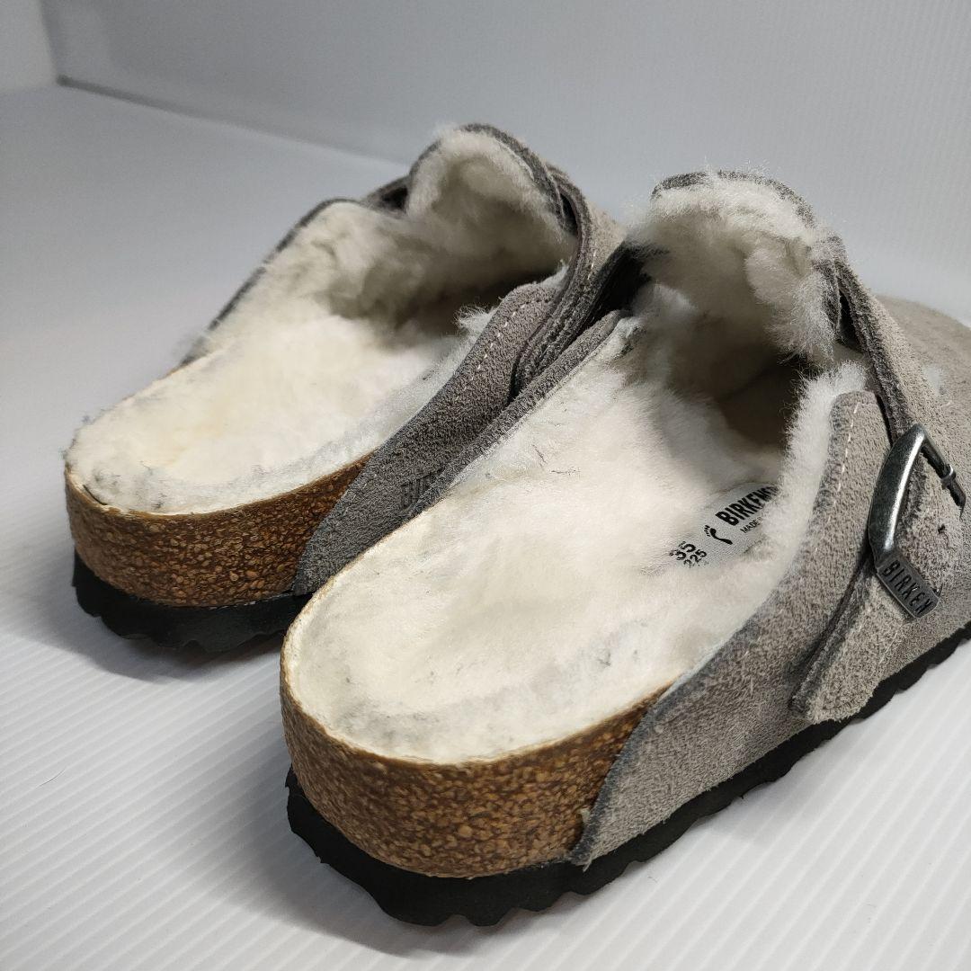 【極美品✨️】BIRKENSTOCK22.5cm ボストン　トープグレー着用モデ