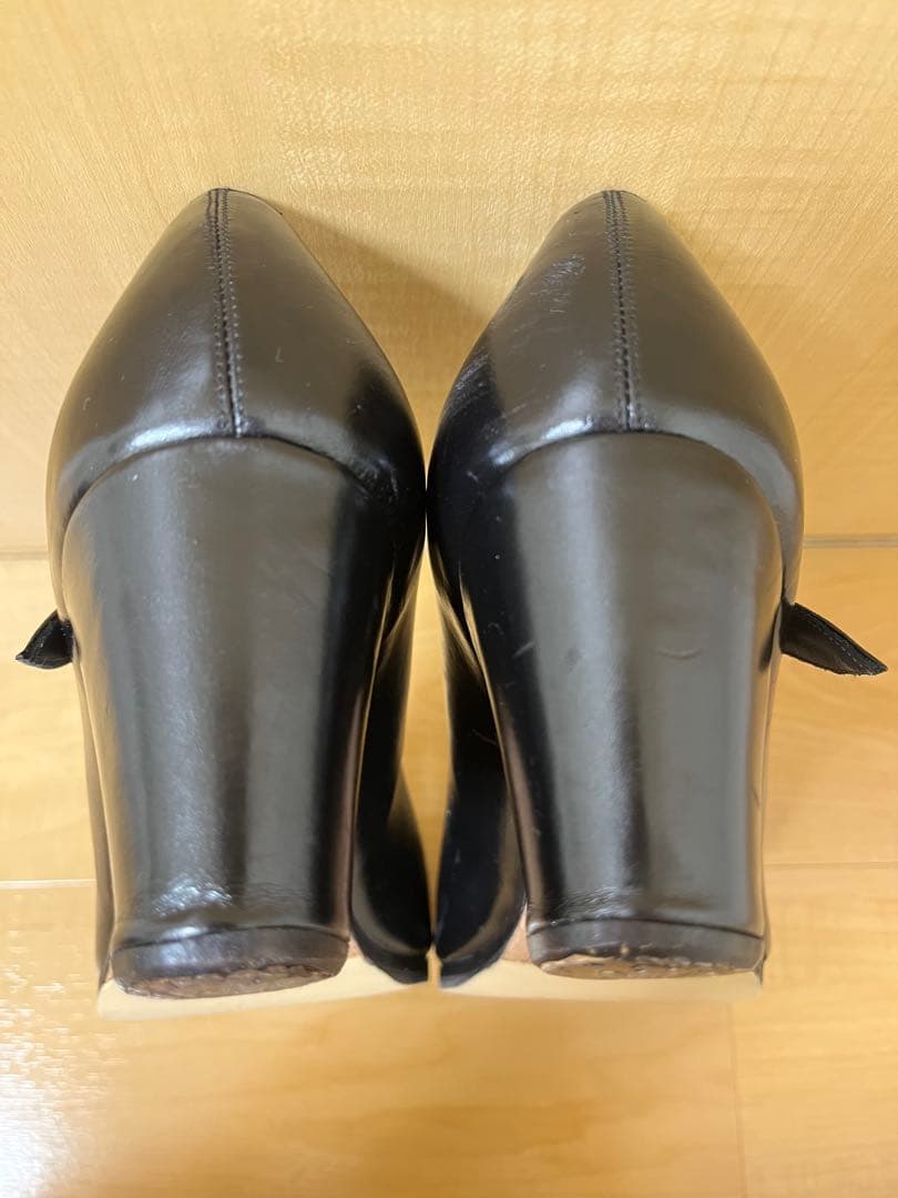 黒革 フラメンコシューズ ドンフラメンコ 39 ½サイズ