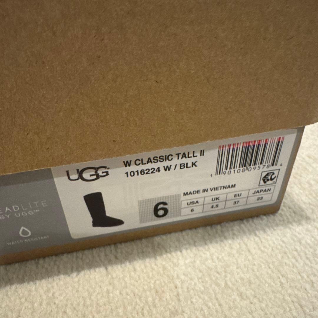 定価36300円 美品 UGG W CLASSIC TALL II ブラック 6
