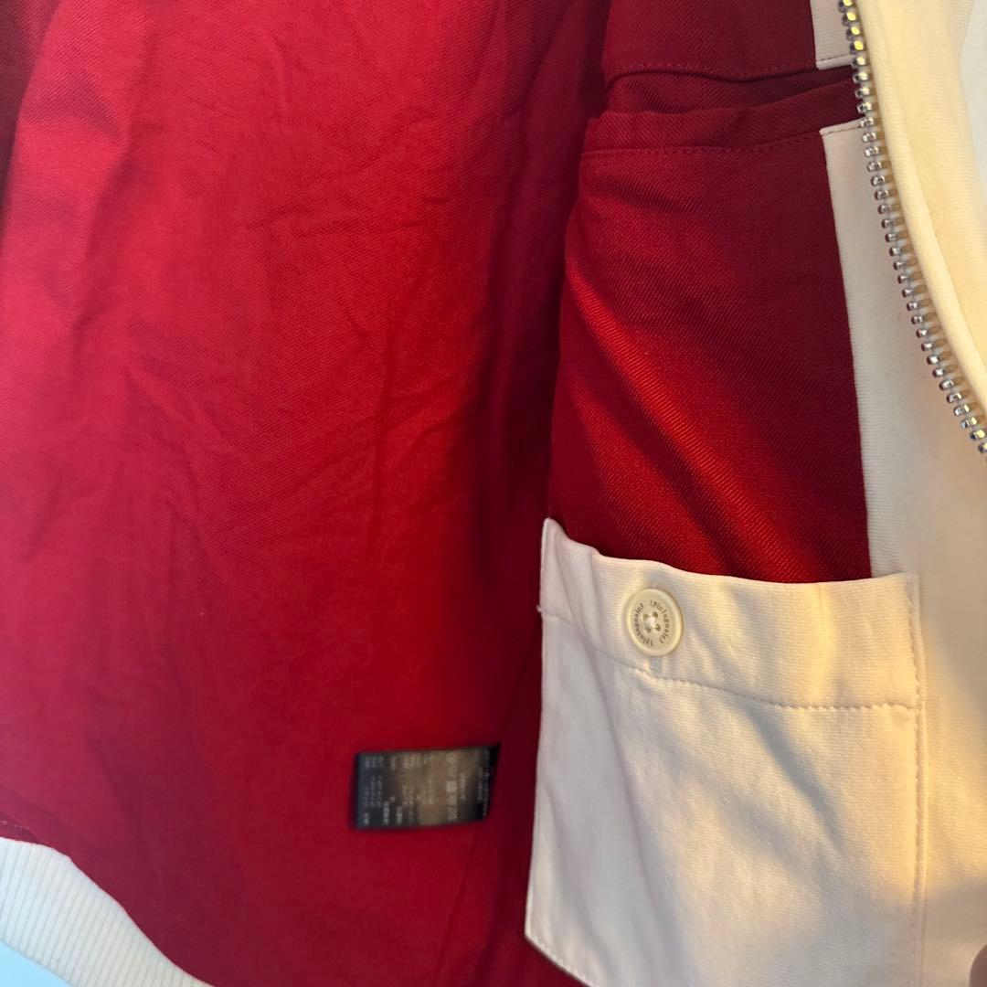 1PIU1UGUALE3 ホワイトレザー ジャケット　サイズⅣ