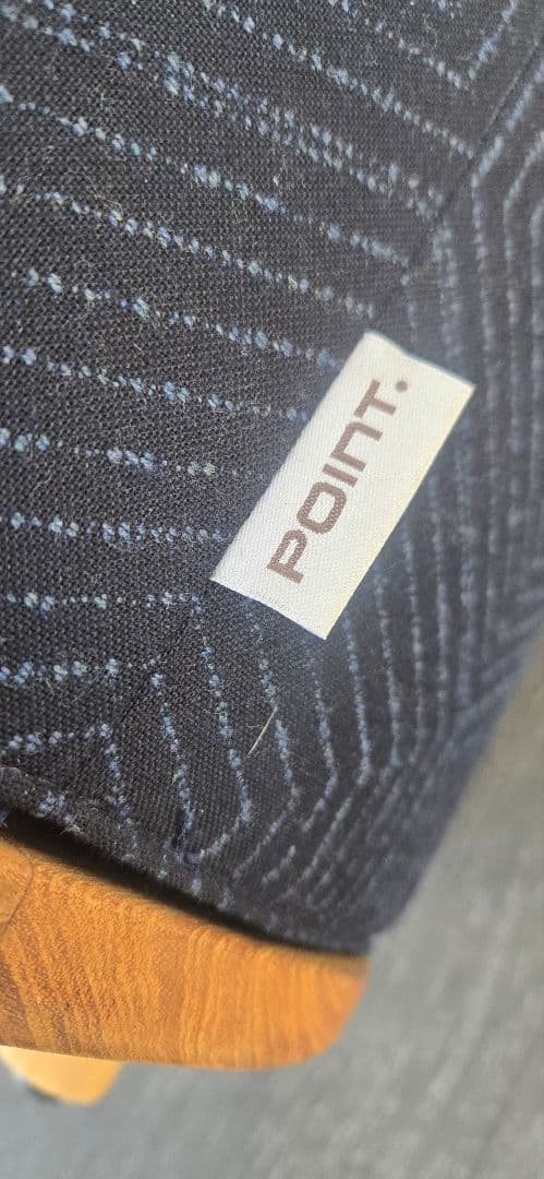 希少　スペインブランド　 POINT　別注ファブリックスラウンドツール　円形