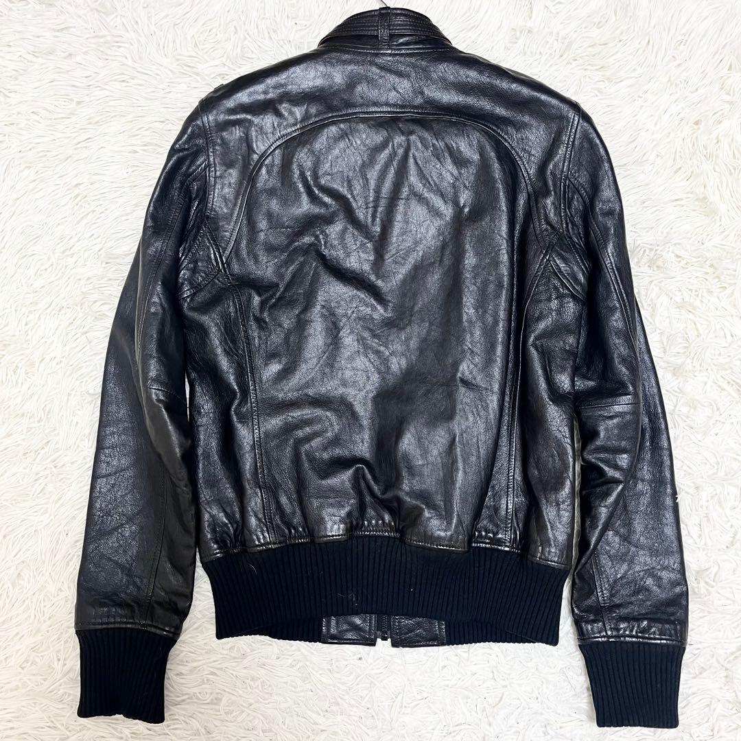 THEE HYSTERIC XXX 野口強 コラボ レザージャケット 山羊革 黒