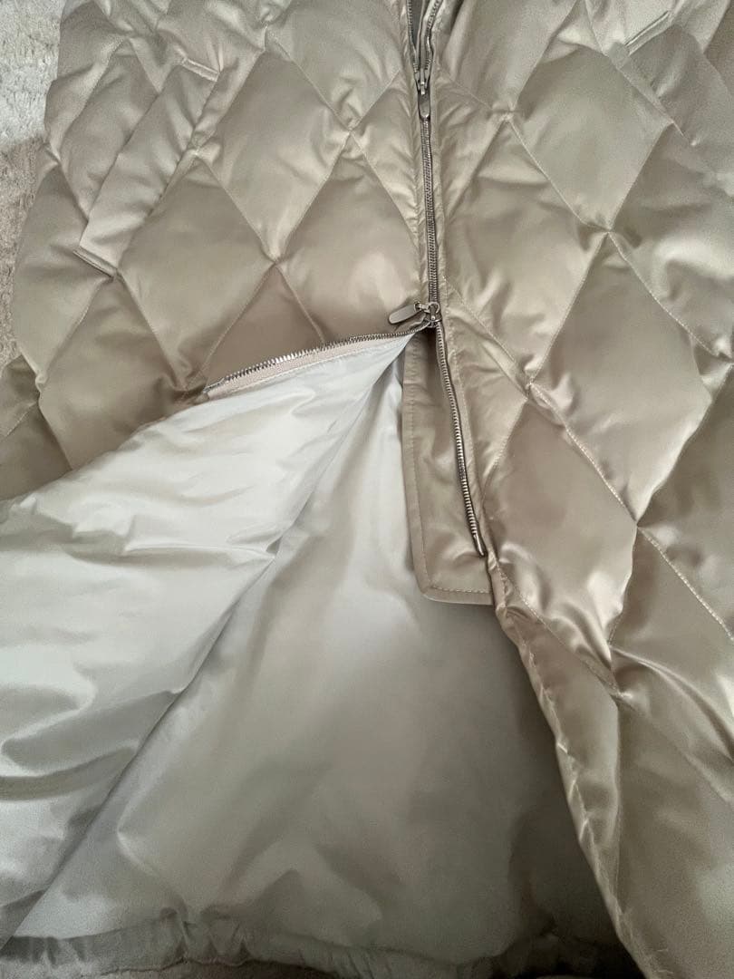 新品　blancvert ベージュ キルティングダウンベスト　89100円