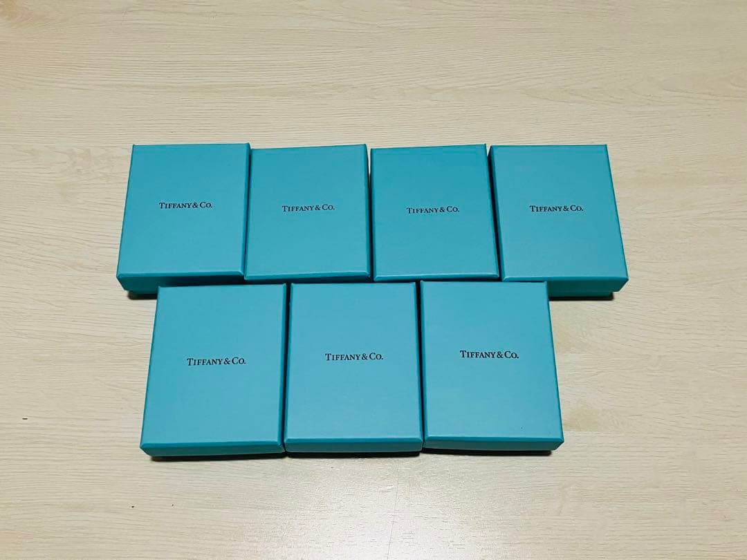 Tiffany & Co. アクセサリー空箱　ギフトボックス 7個セット　現行品