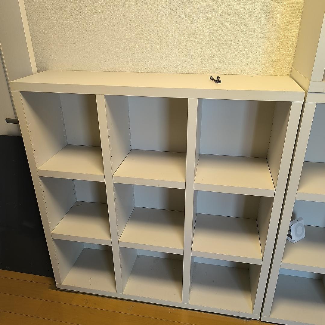 【2/20迄】110cm正方形 本棚 ナンバー② 3つ星素材 250サイズ送料込