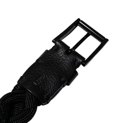 極美品 COOTIE RAZA メッシュベルト ブラック L 留め具 真鍮 牛革