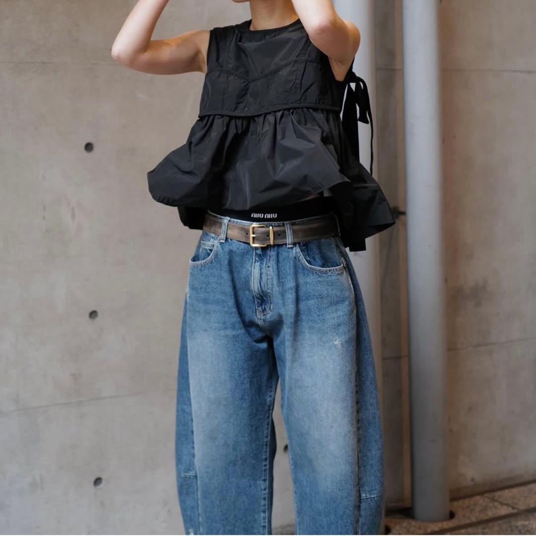 MACHATT マチャット　カーブデニム　36