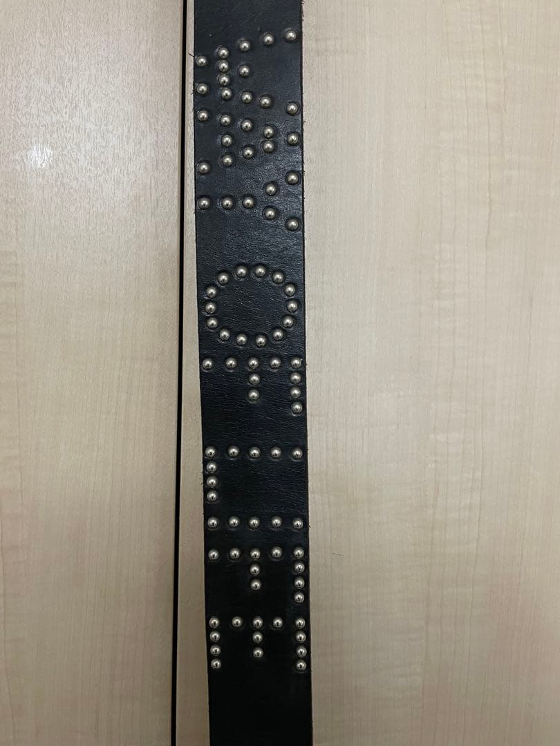 【最終価格】HTC RATS レザー ベルト スタッズ ピーナッツ コラボ