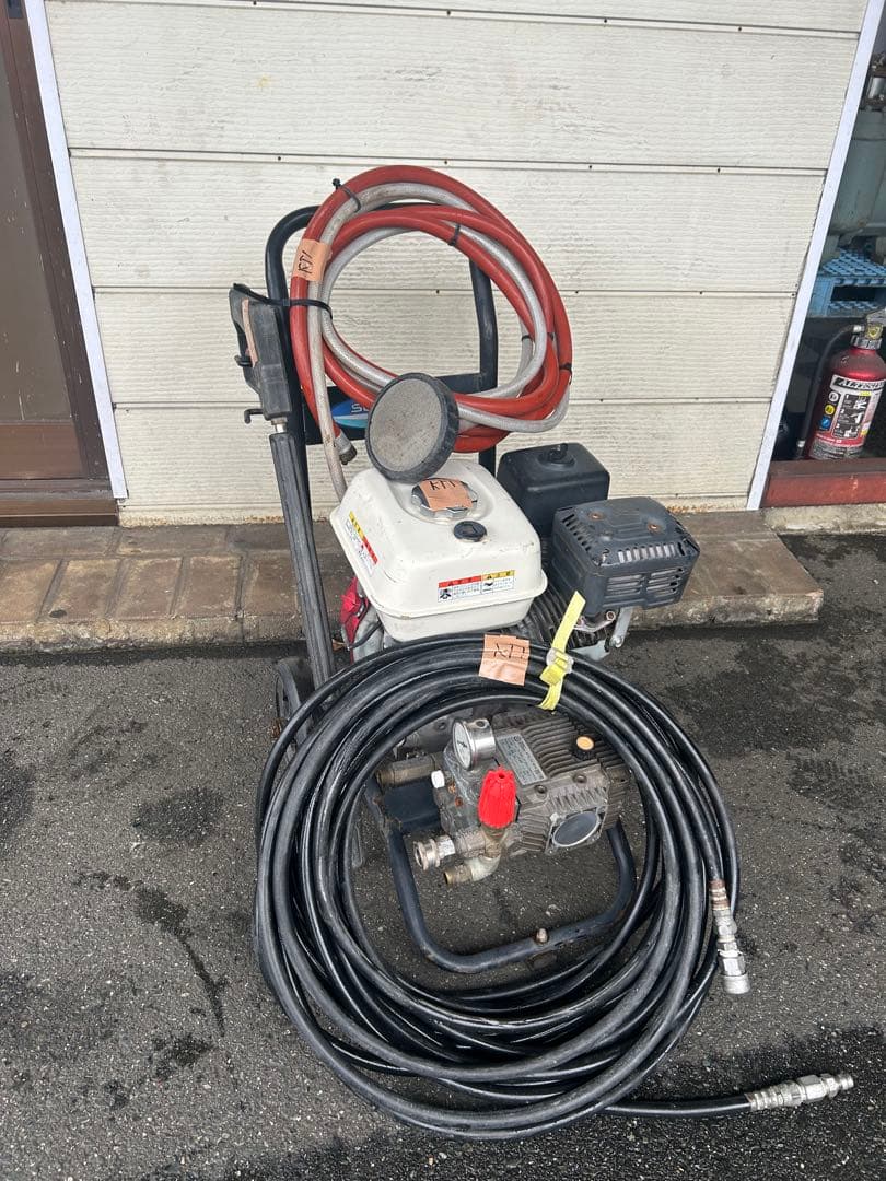 KT1 ★スーパー工業 エンジン式高圧洗浄 SEC-1310-2N-TA セット