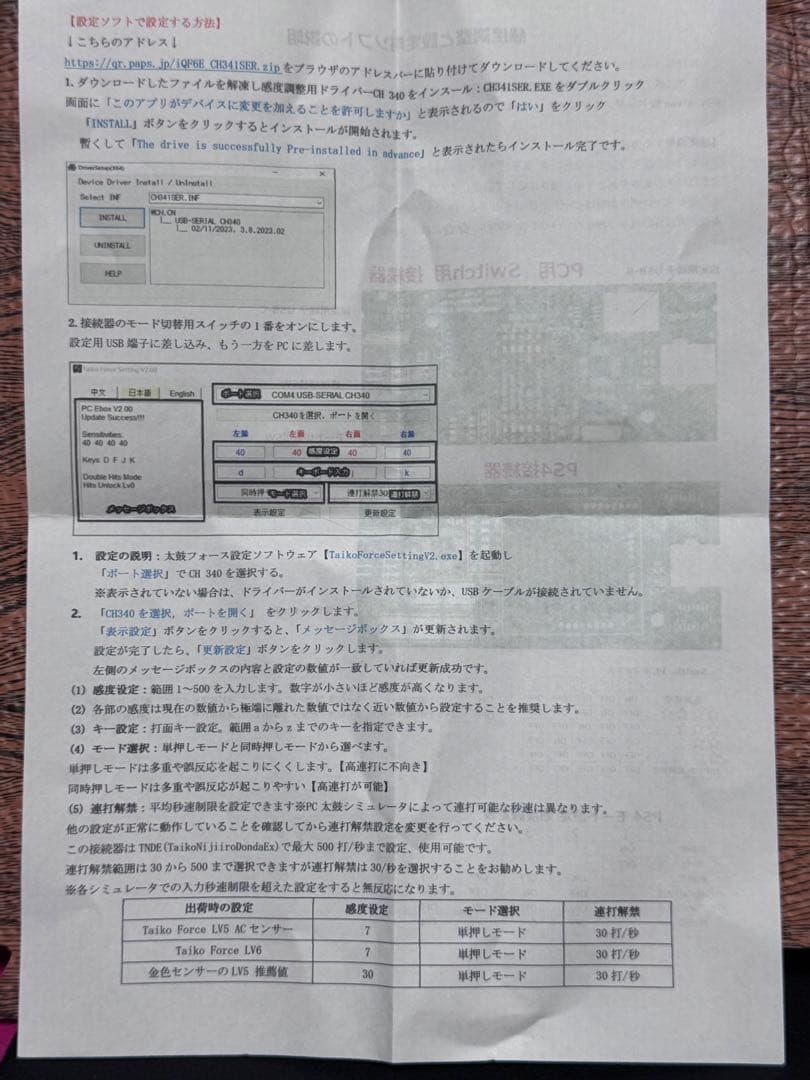 太鼓force lv6 PC,PS4 (PS5非対応)