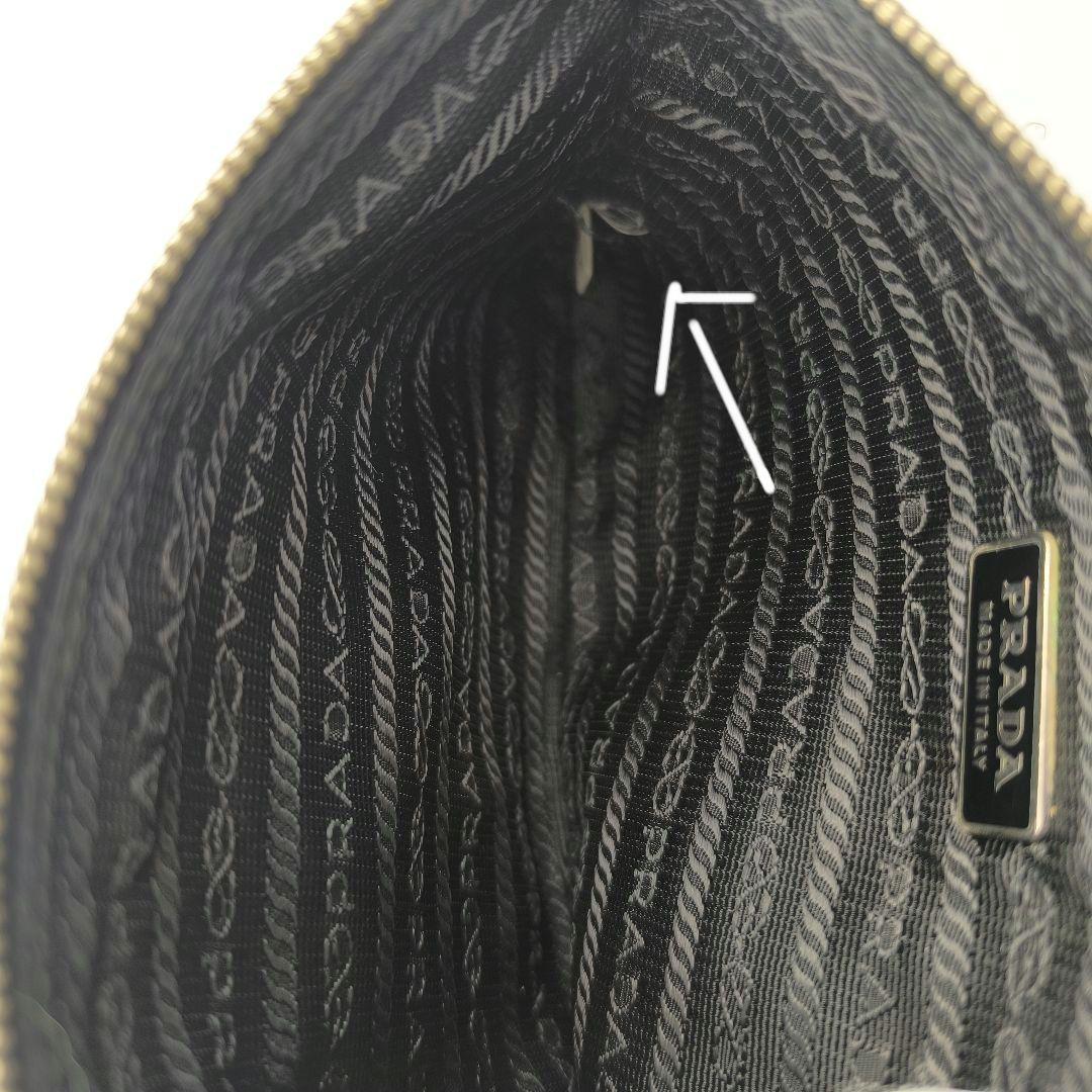 激レア✨PRADA スカル ポーチ ドクロ ブラック テスート プラダ