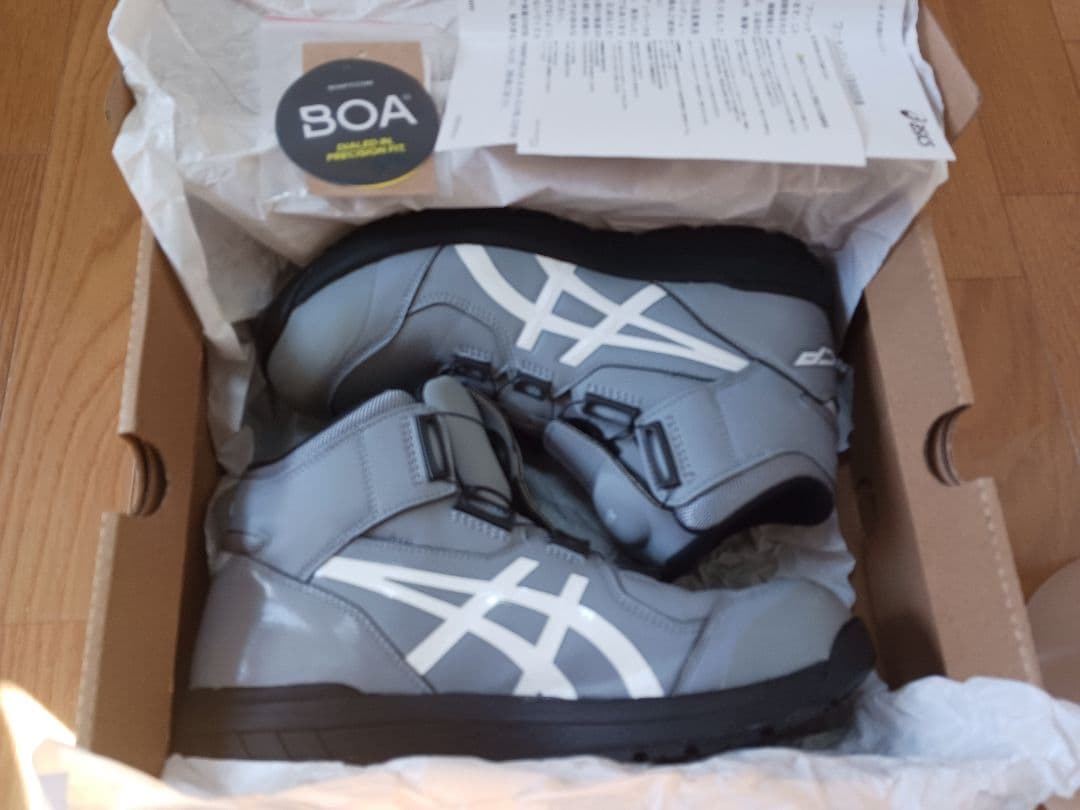 アシックスWINJOB　CP304BOA27.0㎝ シートロック×ホワイト