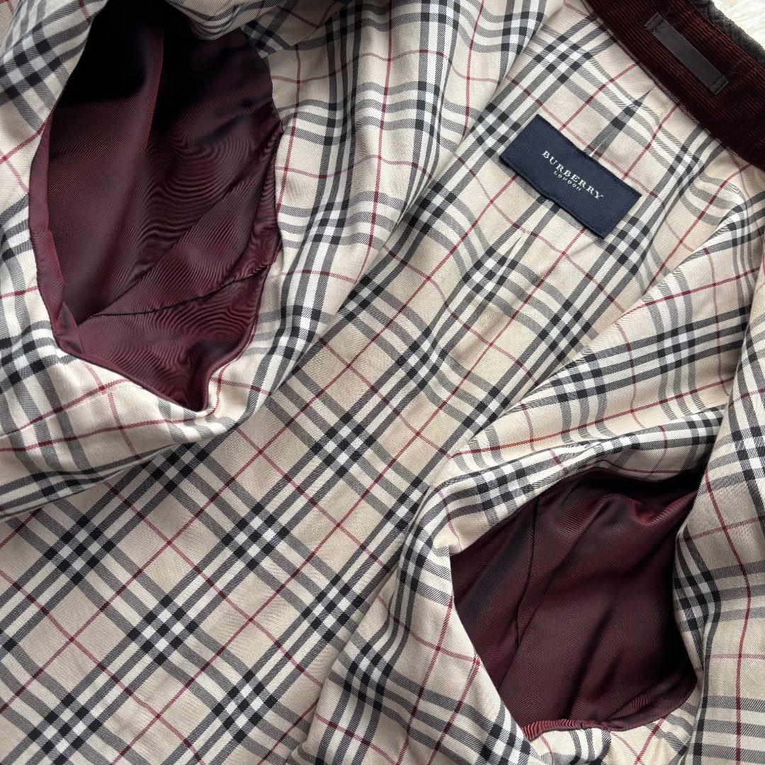 【激レア 美品】バーバリーロンドン　コーデュロイシャツ　ジャケット　ノバチェック