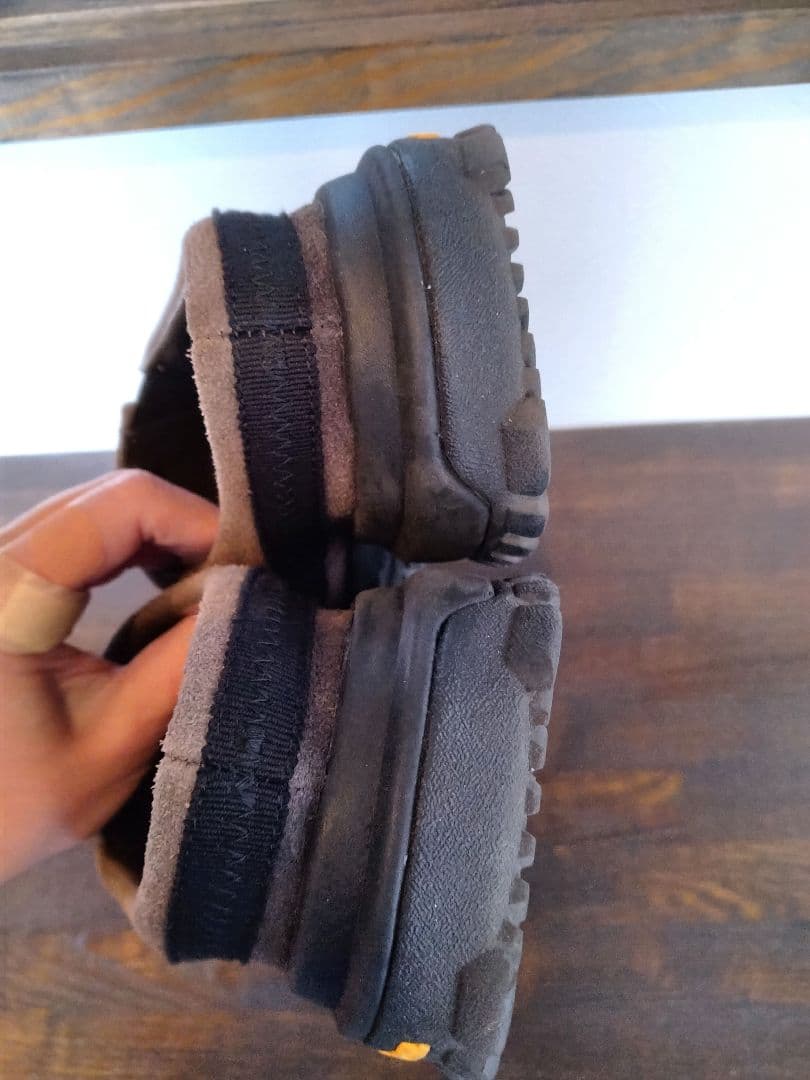 TODAYFUL Vibramsole Leather Sabot Mグリーン