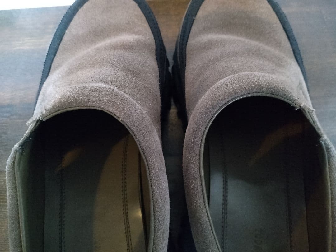 TODAYFUL Vibramsole Leather Sabot Mグリーン