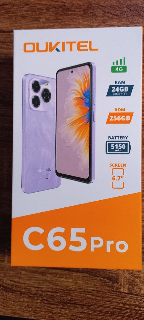 スマートフォン本体 OUKITEL C65 PRO