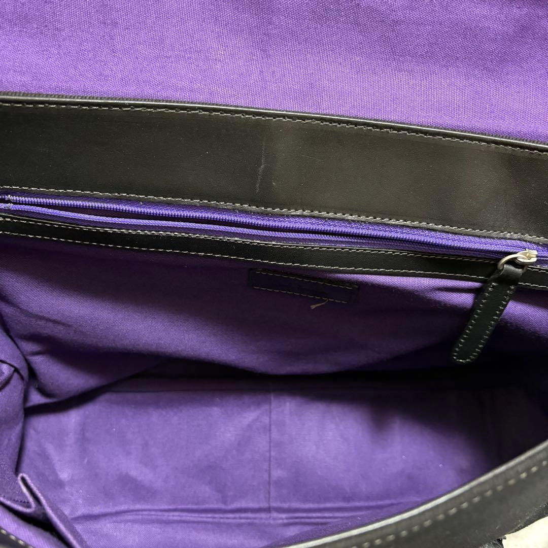 極美品✨　ポールスミス　ビジネスバッグ　トート　ブラック　マルチストライプ