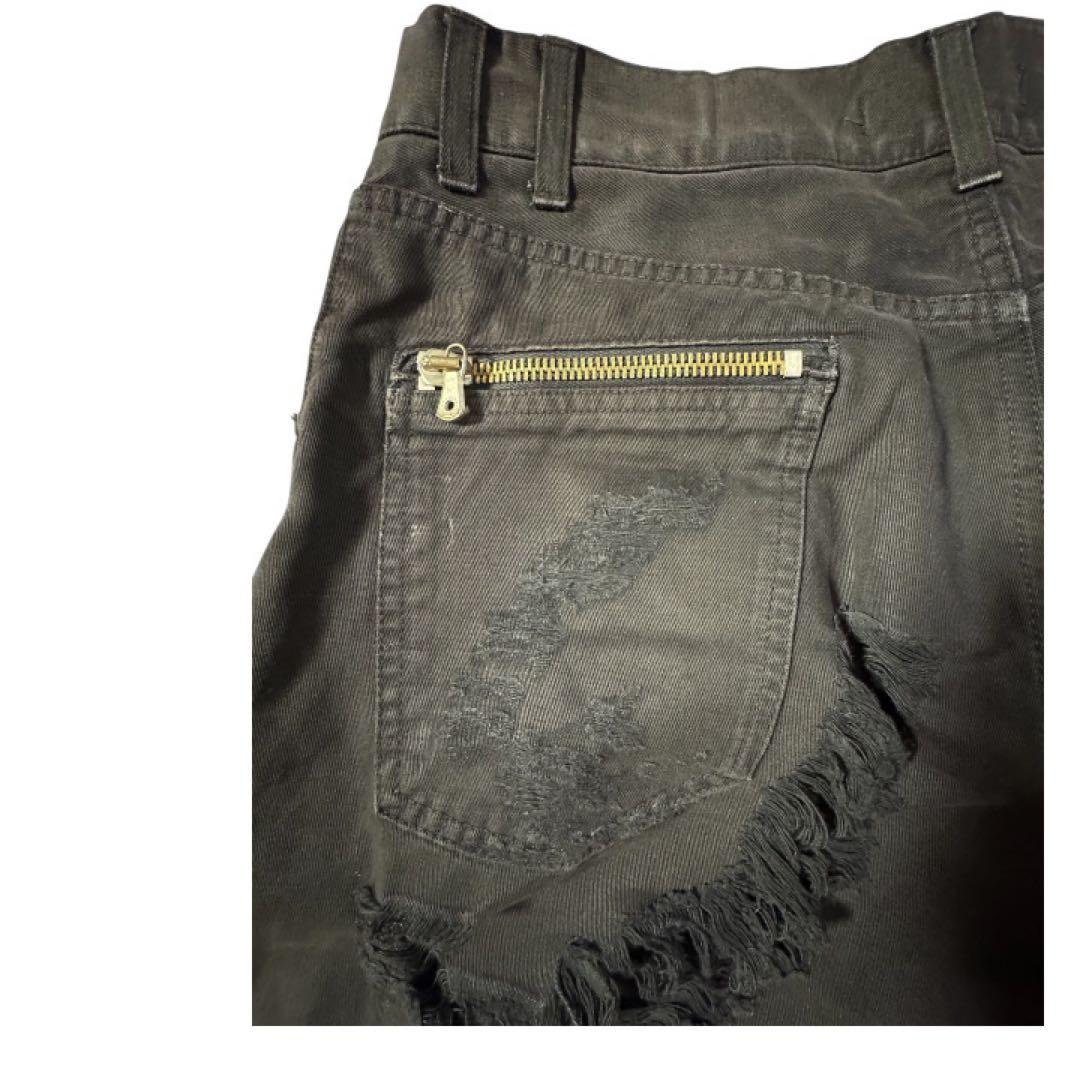 希少　ドルガバ　D&G クラッシュデニム　ダメージ　ロゴ　54 y2k