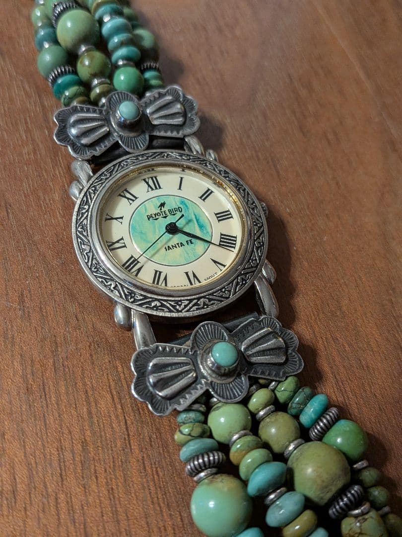 ホピ族DawnLucasインディアンジュエリーウォッチフェティッシュ