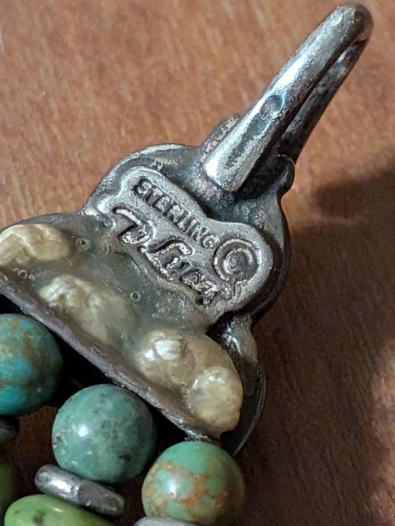 ホピ族DawnLucasインディアンジュエリーウォッチフェティッシュ