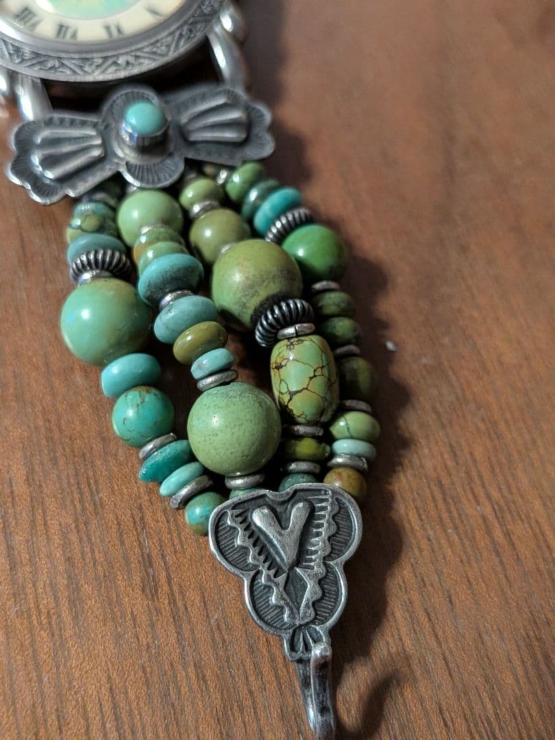 ホピ族DawnLucasインディアンジュエリーウォッチフェティッシュ