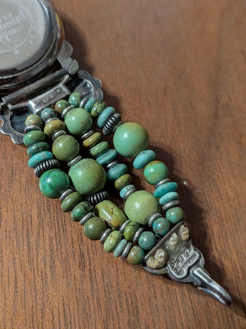 ホピ族DawnLucasインディアンジュエリーウォッチフェティッシュ