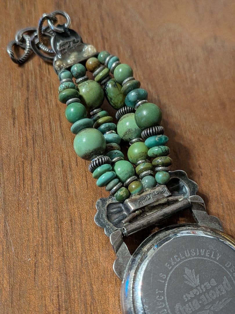 ホピ族DawnLucasインディアンジュエリーウォッチフェティッシュ