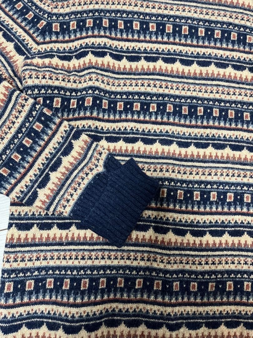 【美品】パタゴニア　ネイティブ柄セーター M