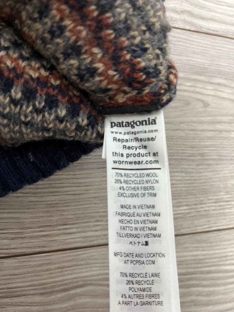 【美品】パタゴニア　ネイティブ柄セーター M
