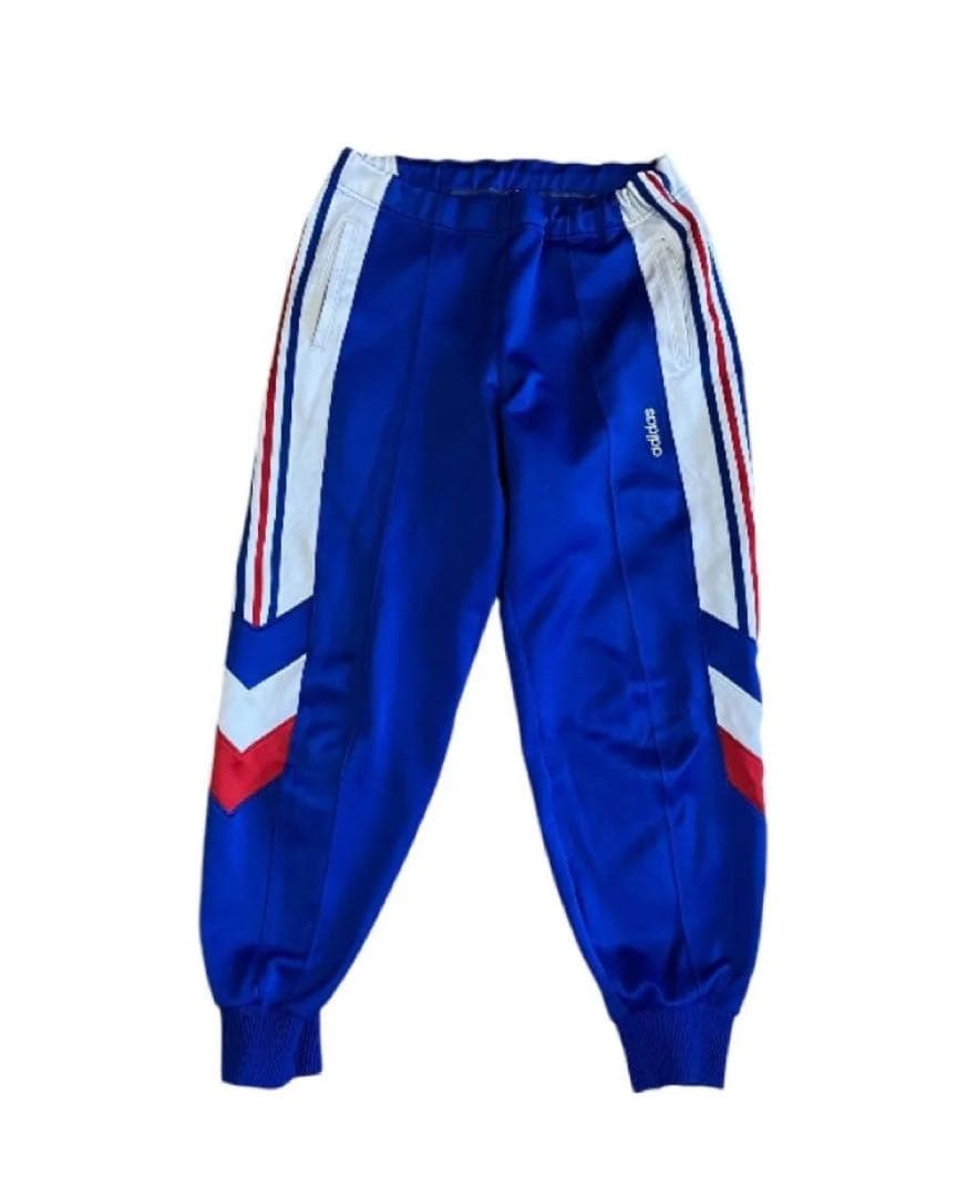 90s アディダス トレフォイル ジャージ トリコロール　上下セット