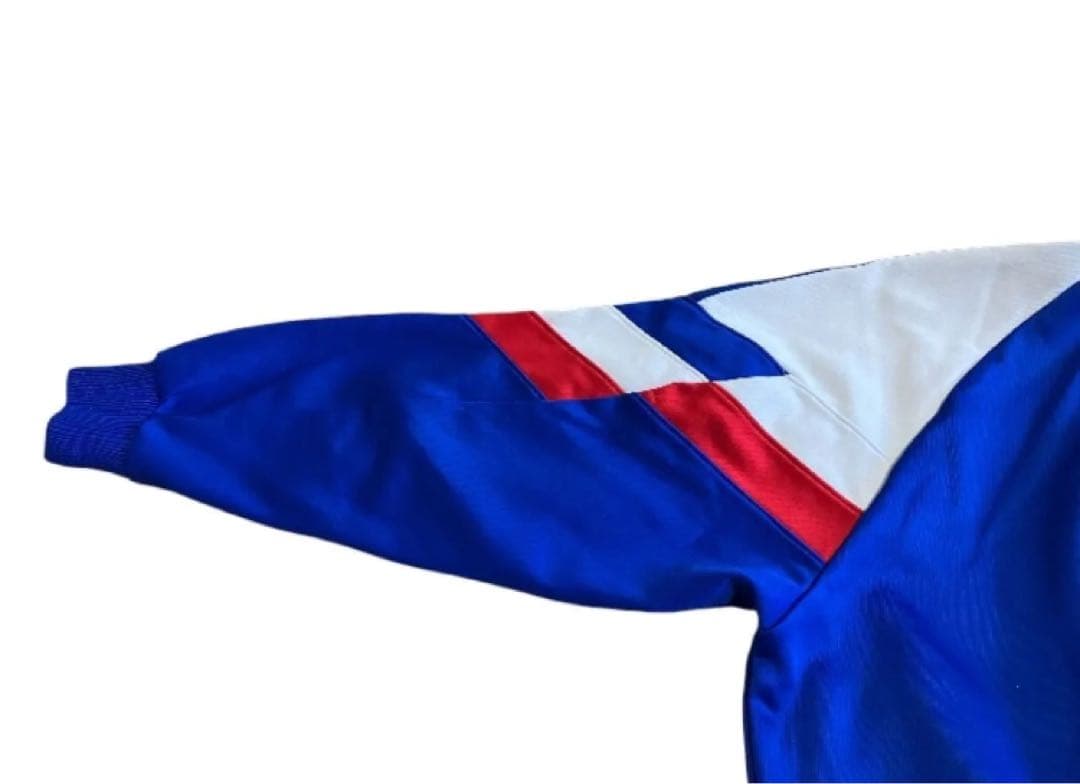 90s アディダス トレフォイル ジャージ トリコロール　上下セット