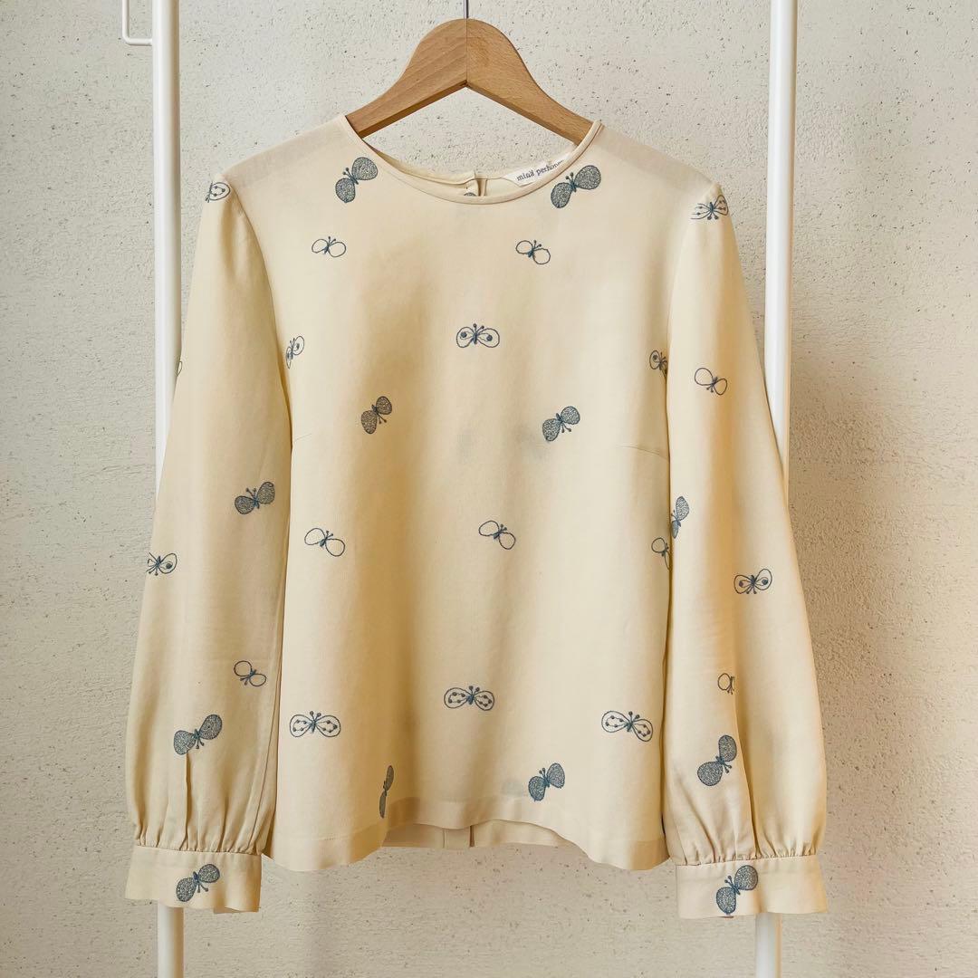 ミナペルホネン　choucho 長袖ブラウス